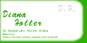 diana holler business card